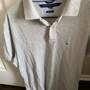 Tommy Hilfiger Light Gray Polo Shirt for Men